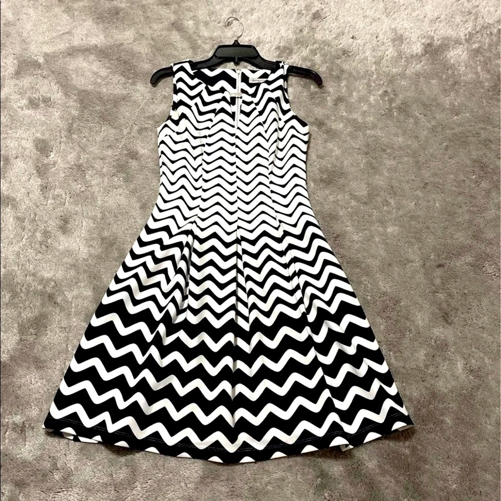 Black/White Striped Dress